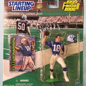 1999 Colts Peyton Manning , Starting lineup 5” figure and card New old stock